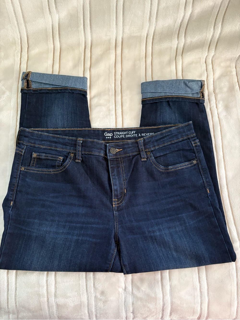 GAP Women's Straight Cuff Leg Jeans